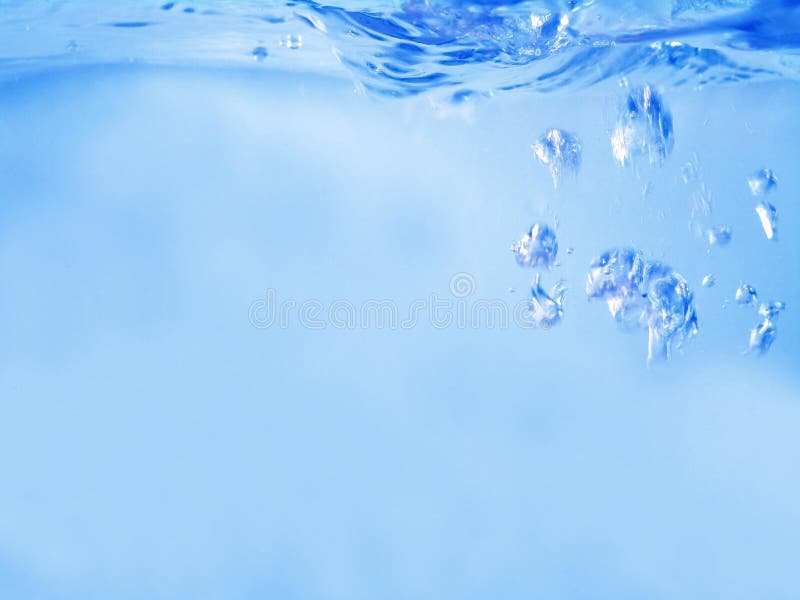 Splashing Water Blue Waves