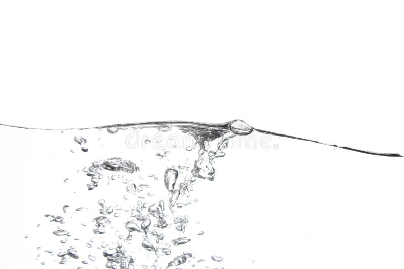 Splashed water surface royalty free stock image