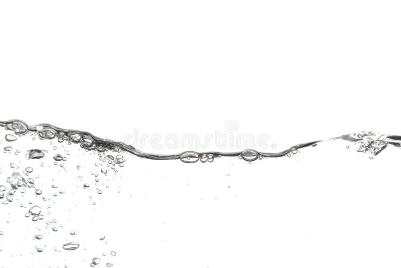 Splashed water surface stock photo