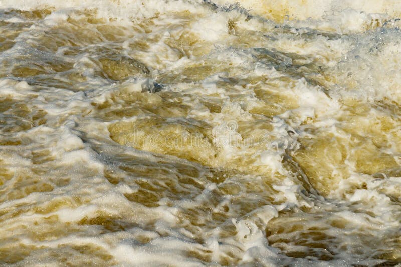 Splashing water waves on the fast river royalty free stock images