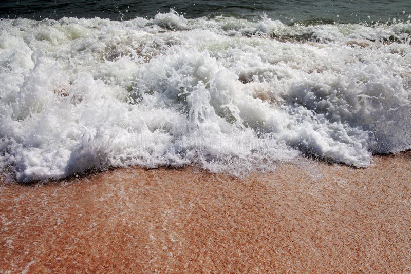 Splashing wave. stock photo