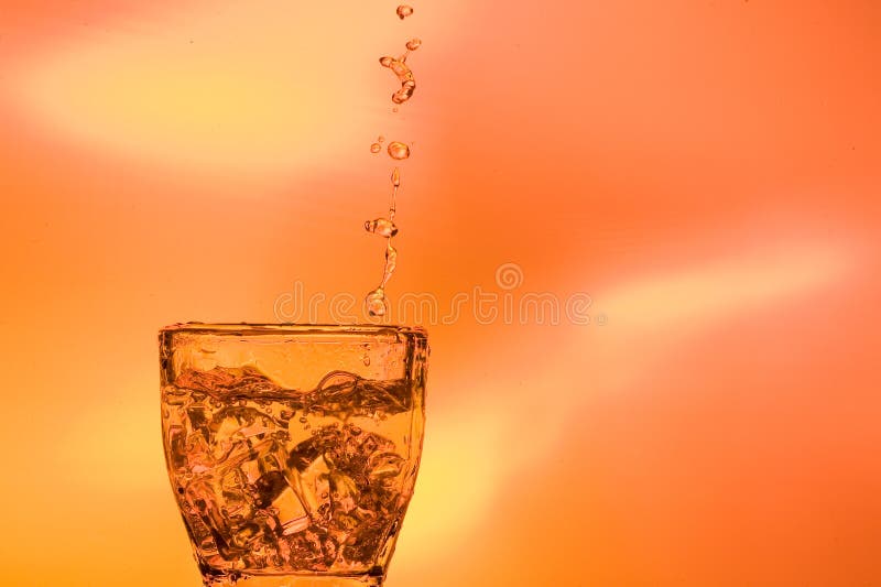 Splashing whisky