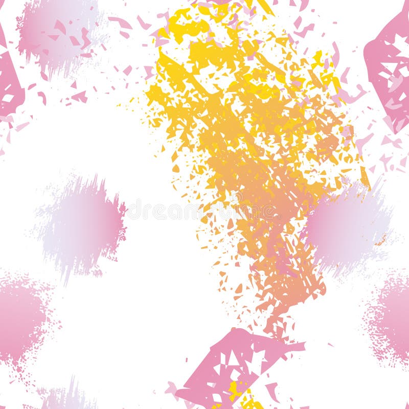 Splatter Brush Stroke Surface. Watercolor Endless Stock Vector ...