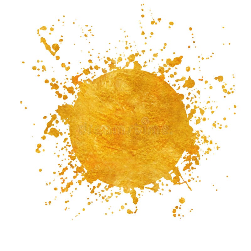 Gold Paint Splatter Stock Illustrations – 8,314 Gold Paint Splatter ...