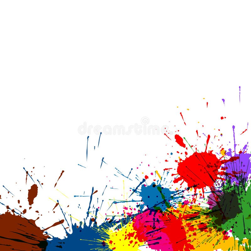 Splatter Paint Background stock vector. Illustration of texture - 30635549