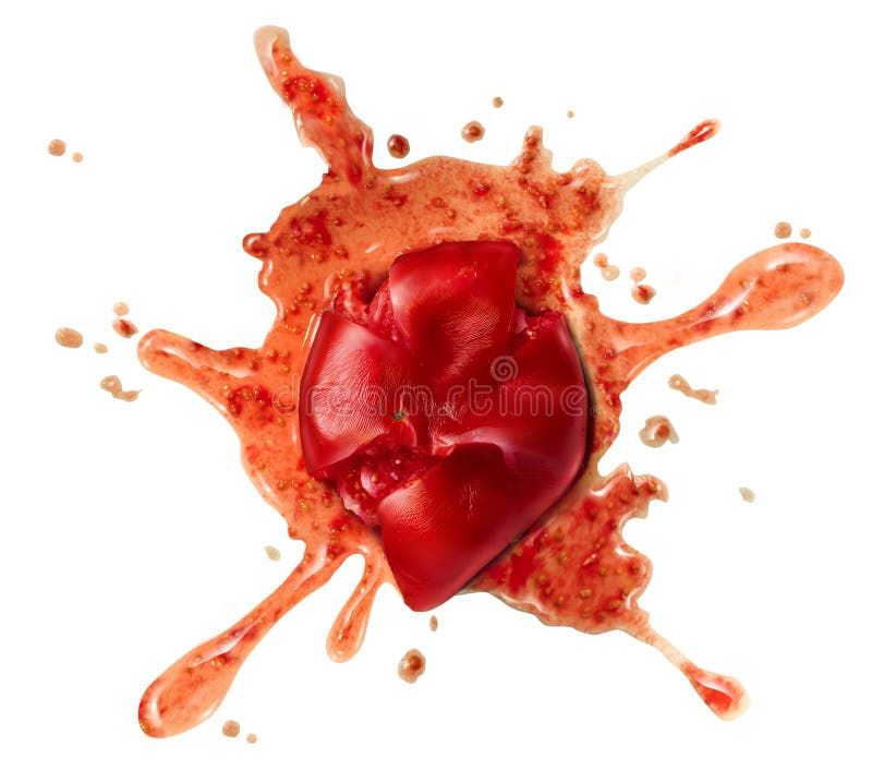 Splattered Tomato