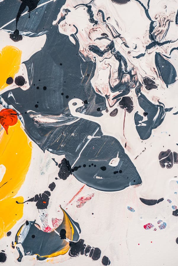 Splatters of oil paint stock image. Image of painting 120641095