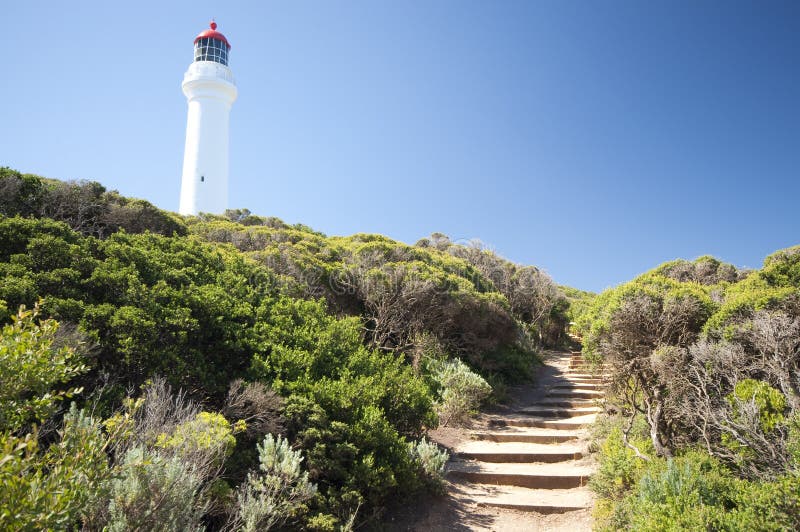 Split Point Lighthouse Great Ocean Road stock photography