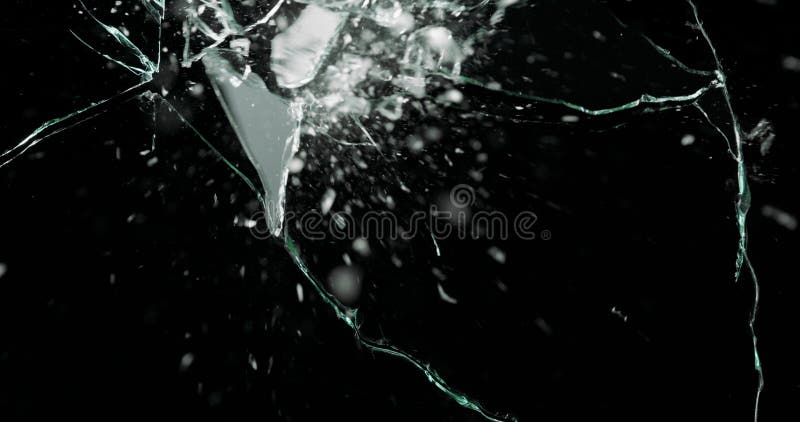 Broken cracks glass fracture effect texture isolated abstract black background. Bullet cracked window with big hole screen mirror weapon shot. Broken cracks glass fracture effect texture isolated abstract black background. Bullet cracked window with big hole screen mirror weapon shot.