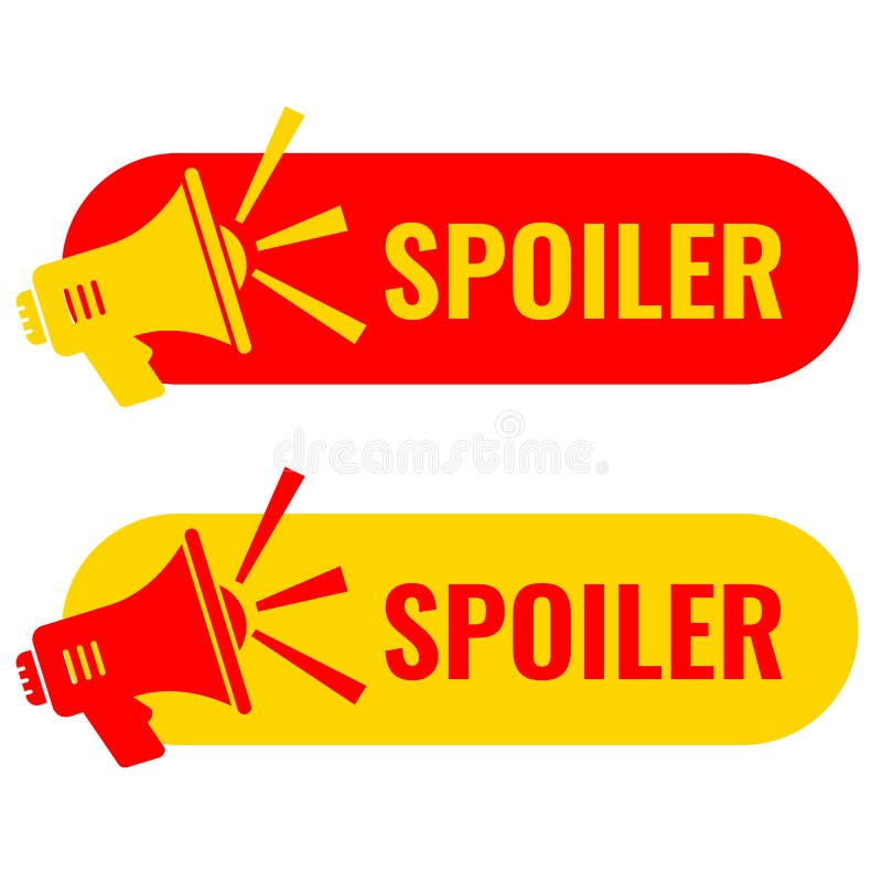 Spoiler Alert Stock Illustrations – 246 Spoiler Alert Stock Illustrations,  Vectors & Clipart - Dreamstime