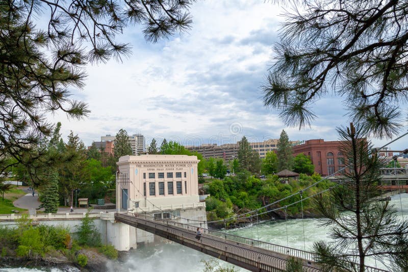 SPOKANE, ΟΥΑΣΙΓΚΤΟΝ, ΗΠΑ - 16 ΜΑΐΟΥ 2018: Ο ανώτερος υδραυλικής ισχύος της Ουάσ στοκ εικόνες SPOKANE, ΟΥΑΣΙΓΚΤΟΝ, ΗΠΑ - 16 ΜΑΐΟΥ 2018: Ο ανώτερος υδραυλικής ισχύος της Ουάσ στοκ εικόνες