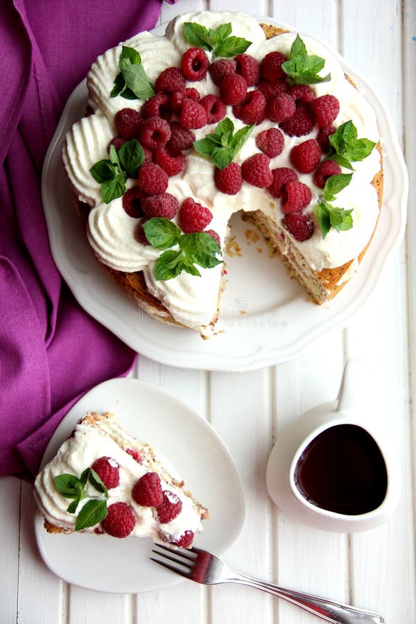 Sponge Cake with Poppy Seed Stock Image Image of sauce, pastry 26680443