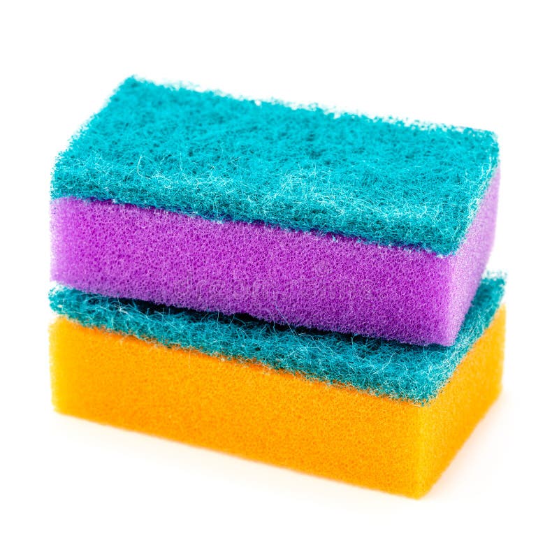 Sponge for washing dishes stock photo. Image of hygiene 110241852