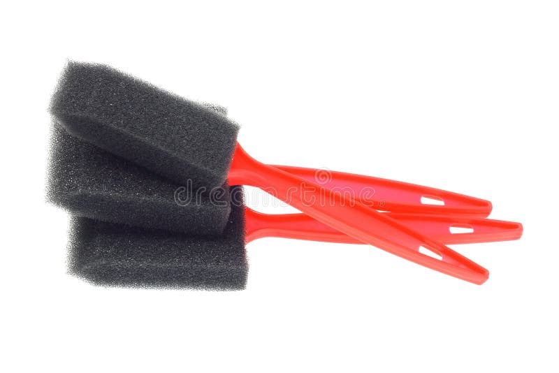 Sponge Paint Brushes stock photo. Image of group, brush 35504500