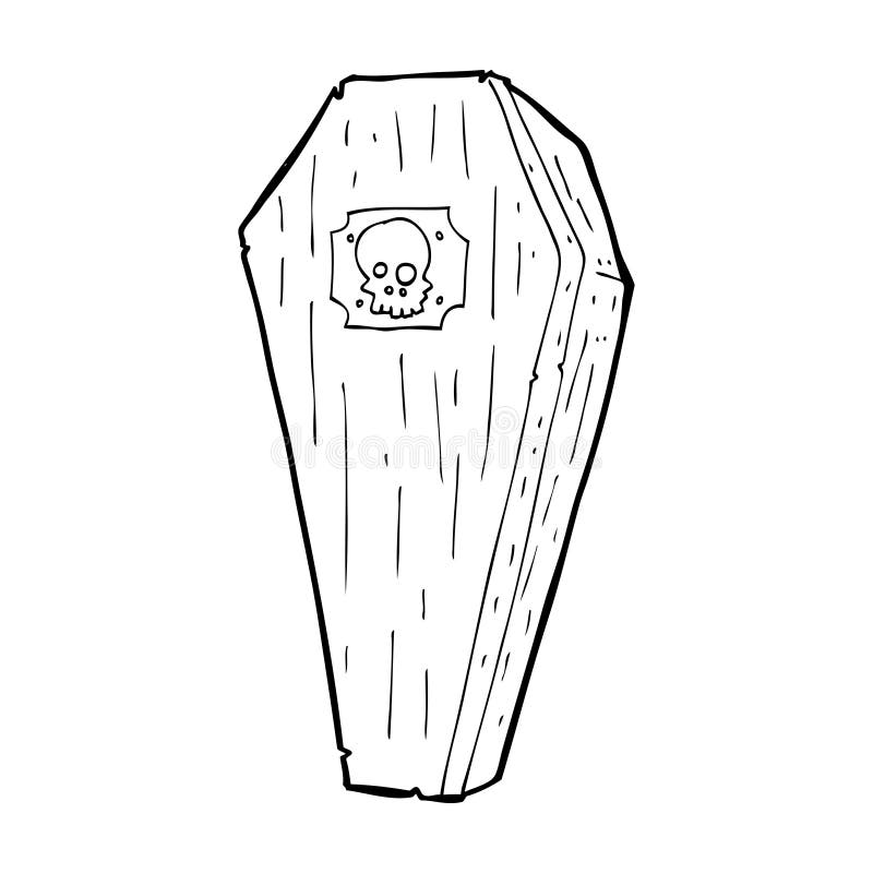 Как рисовать гроб