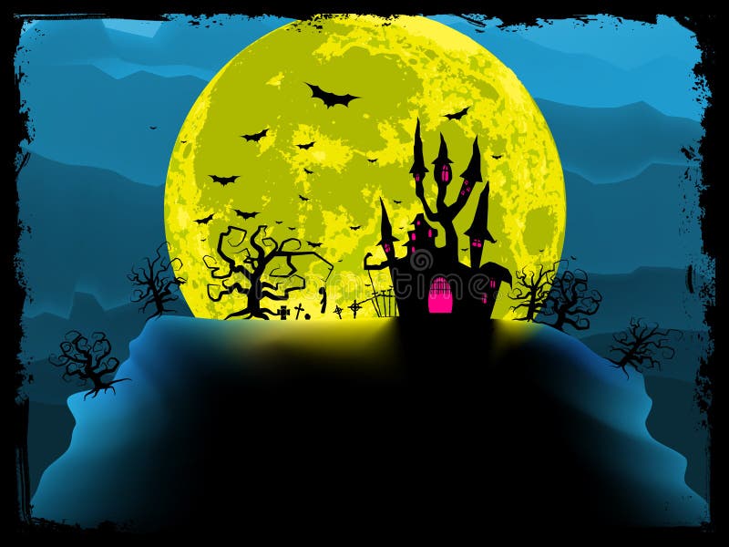 Spooky halloween background. EPS 8