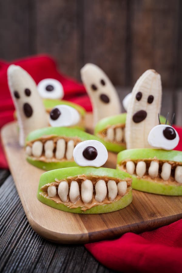 Spooky halloween edible monsters scary food