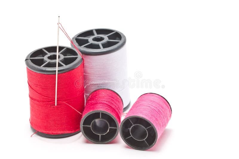 Spool Of Thread And Needle.