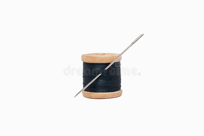 Spool of thread with needle