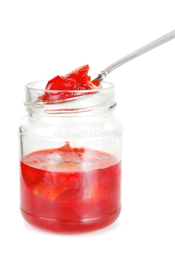 Spoon with Berry Jelly stock photo. Image of pears, dish 11858718