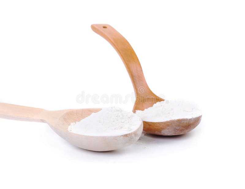 Spoon with flour. stock photo. Image of single, food 49731142