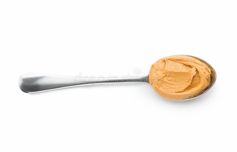 Spoon of peanut butter stock photo. Image of nutty, cream 149669916