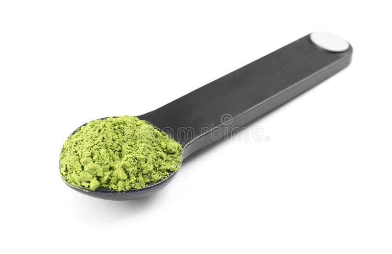 Spoon with Powdered Matcha Tea Stock Image Image of leaf, natural