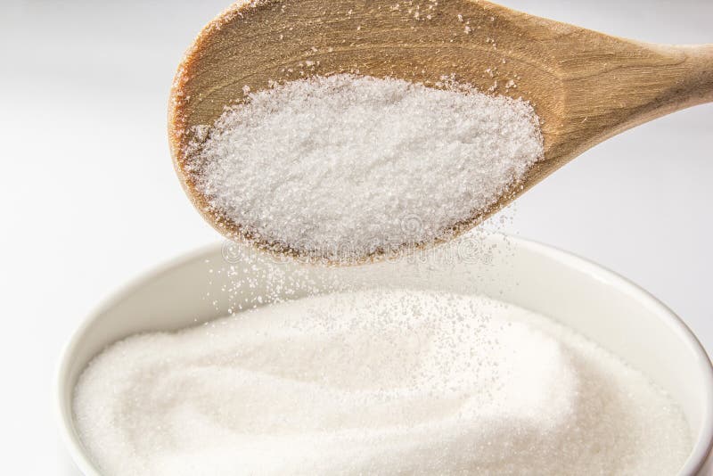 Spoon with sugar stock image. Image of ingredient, crystal 33137275