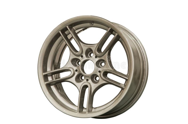 Sport alloy rims stock image