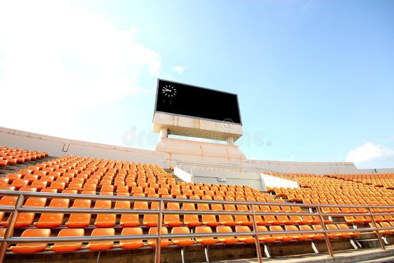 Sport arena seats stock photo. Image of field, lines 25105364