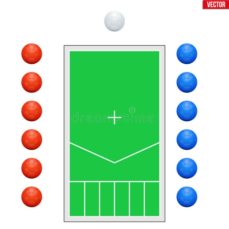 Sport Boccia field and equipment