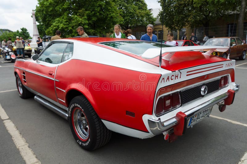 Sport Car Ford Mustang Mach I Editorial Stock Image - Image of coupe ...