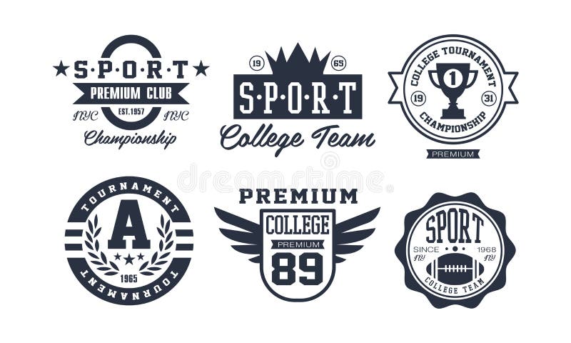 Premium Vector  Tournament sports league logo emblem