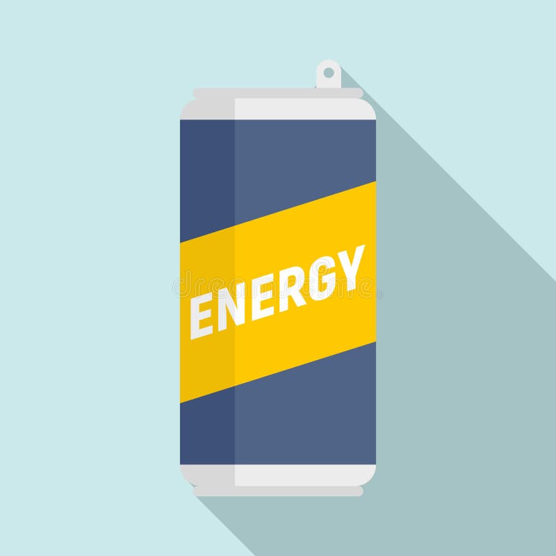 Sport Energy Drink Icon, Flat Style Stock Vector - Illustration of cute ...