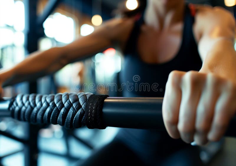 fit woman, workout in gym. AI Generated 26379497 Stock Photo at