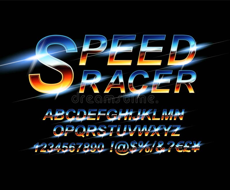 Sport Font. Vector Alphabet Stock Vector Illustration of alphabetical