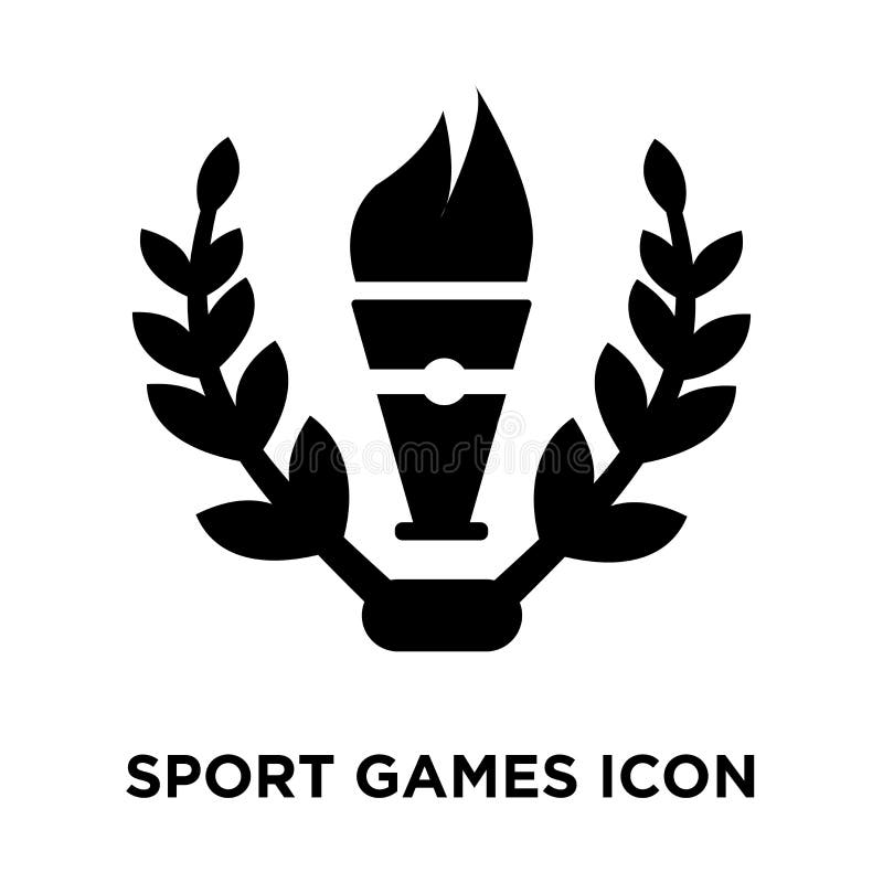 Sport Games icon vector isolated on white background, logo concept of Sport Games sign on transparent background, black filled royalty free illustration Sport Games icon vector isolated on white background, logo concept of Sport Games sign on transparent background, black filled royalty free illustration