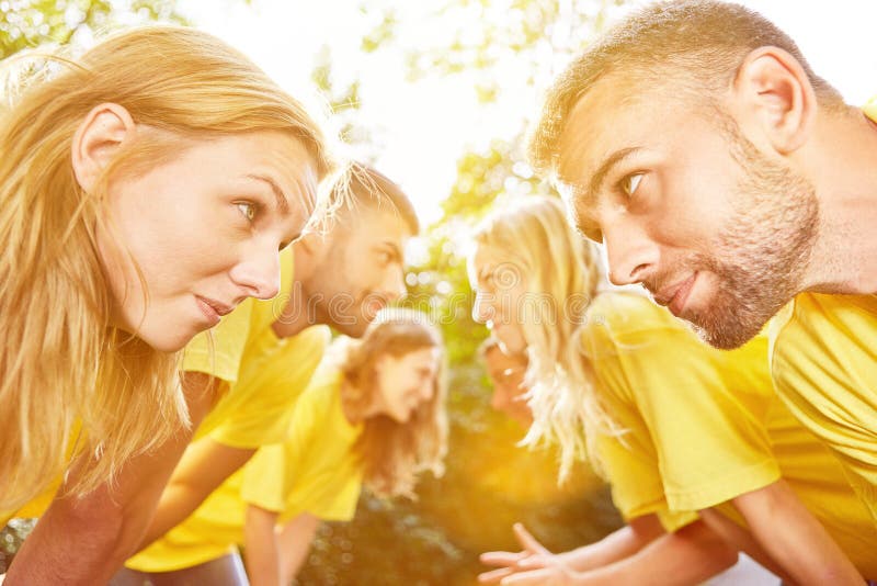 Sport Group As a Team during Training Stock Photo Image of community, teambuilding 161340476