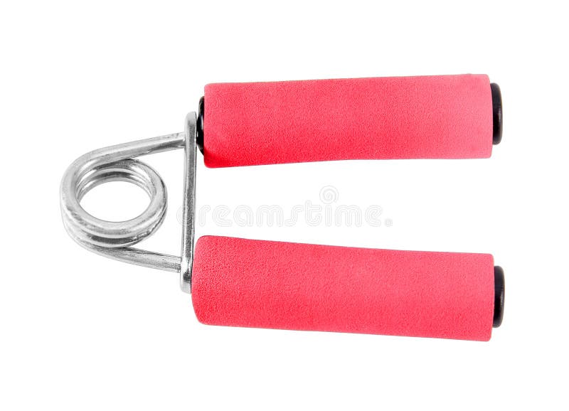Sport Hand Grip Strength Equipment on White Stock Photo Image of