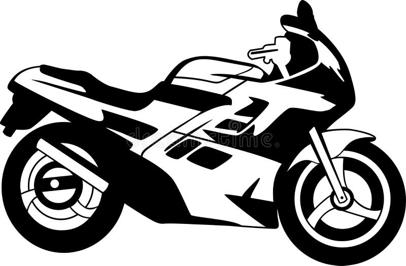 Sport motorcycle vector stock illustration