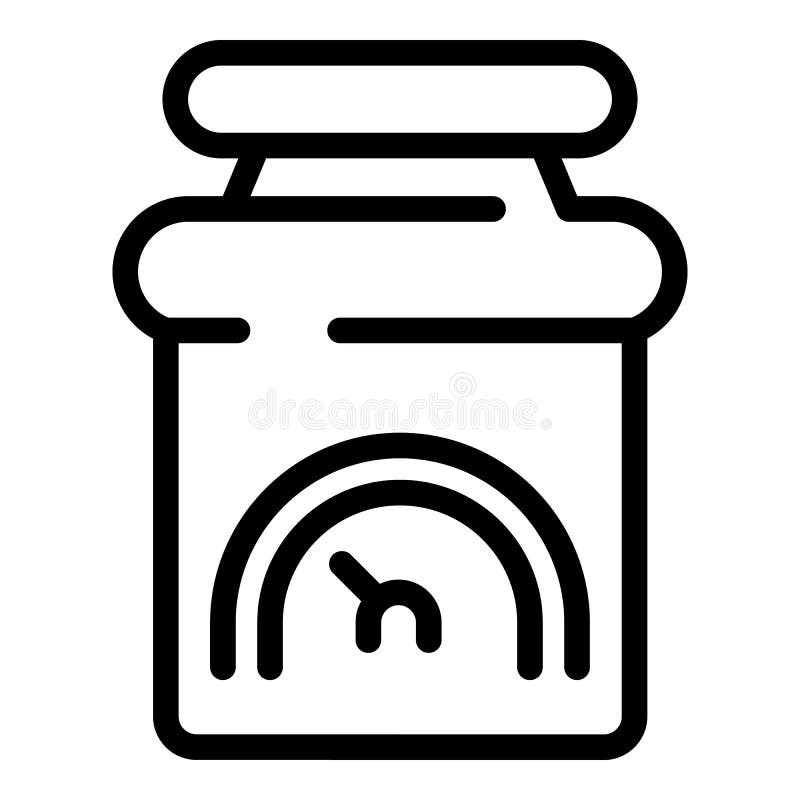 Vegetables digital scales icon simple style Vector Image