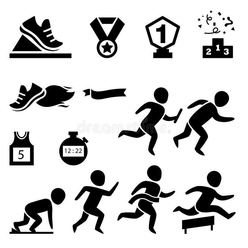sport.runner icon royalty free illustration sport.runner icon royalty free illustration