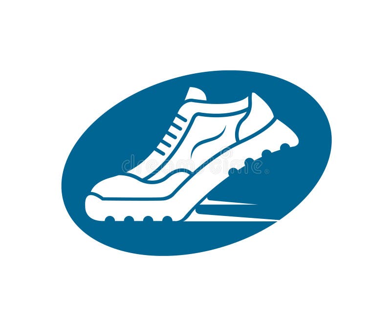 Vector Speeding Running Shoe Symbol, Icon Or Logo Stock Vector ...