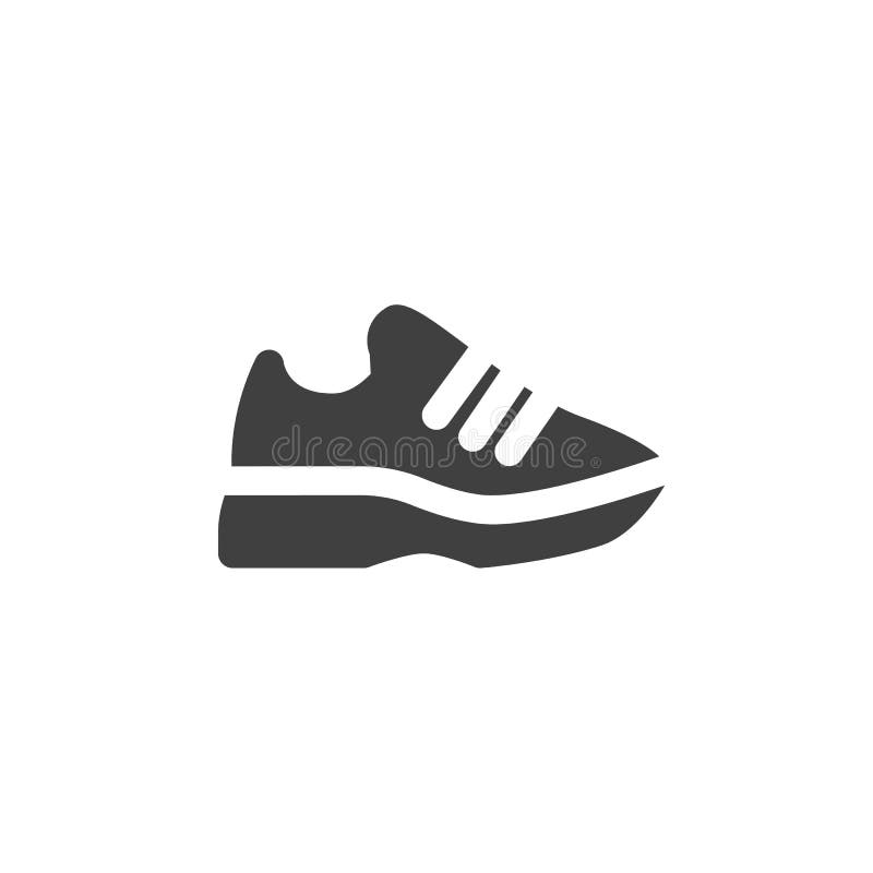 Sport Shoe, Sneakers Icon Vector, Filled Flat Sign, Solid Pictogram ...