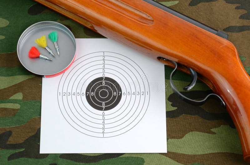 Sport shooting equipment stock photo. Image of fire, competition 22741154