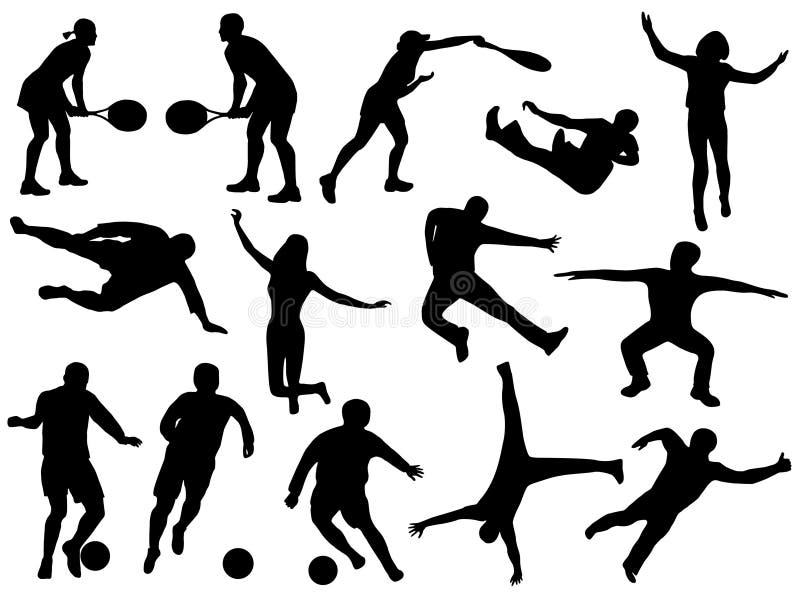 Sport silhouettes