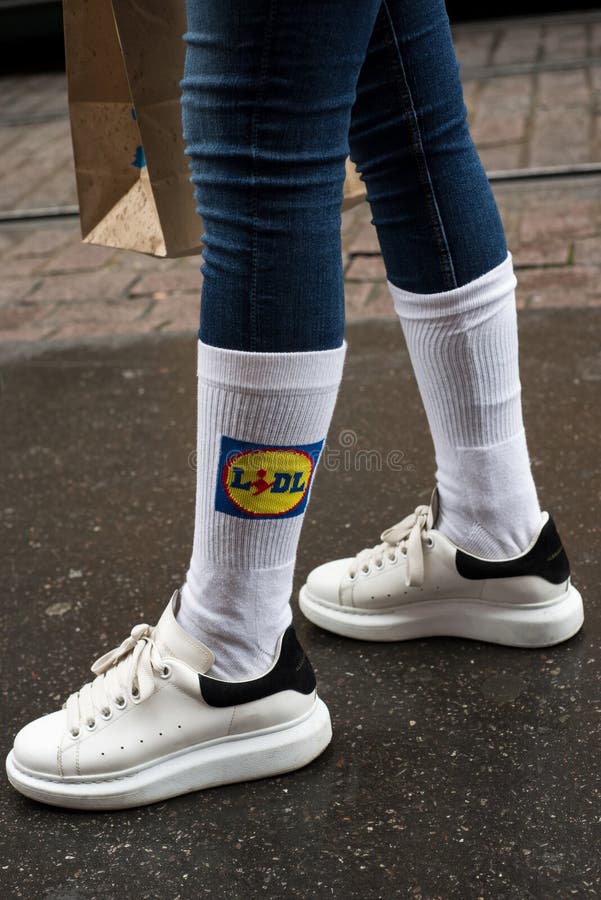 Certificaat zwak koffer Sport Socks by Lidl on Feet of Girls Standing in the Street Editorial Stock  Photo - Image of beauty, lidl: 206798058