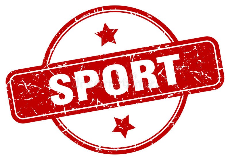 Sport Stamp. Sport Round Grunge Sign Stock Vector Illustration of