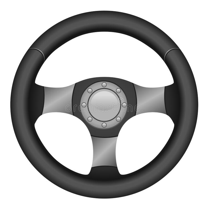 Sport steering wheel stock illustration. Illustration of object 35656378