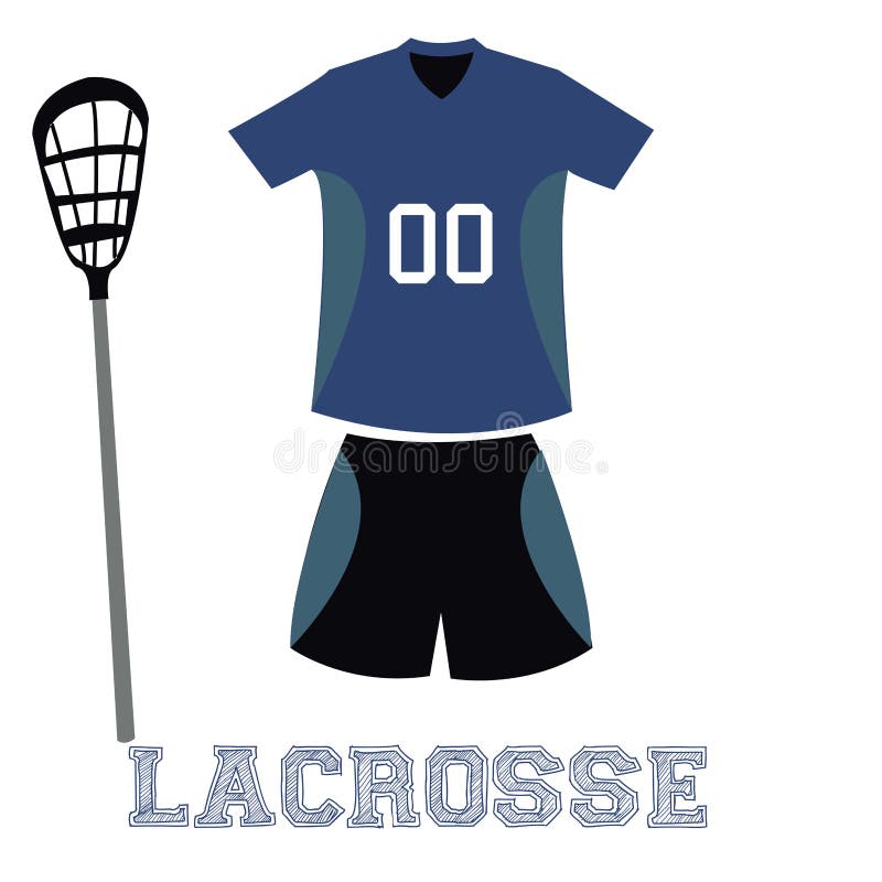 Lacrosse Uniform Template Stock Illustrations 24 Lacrosse Uniform
